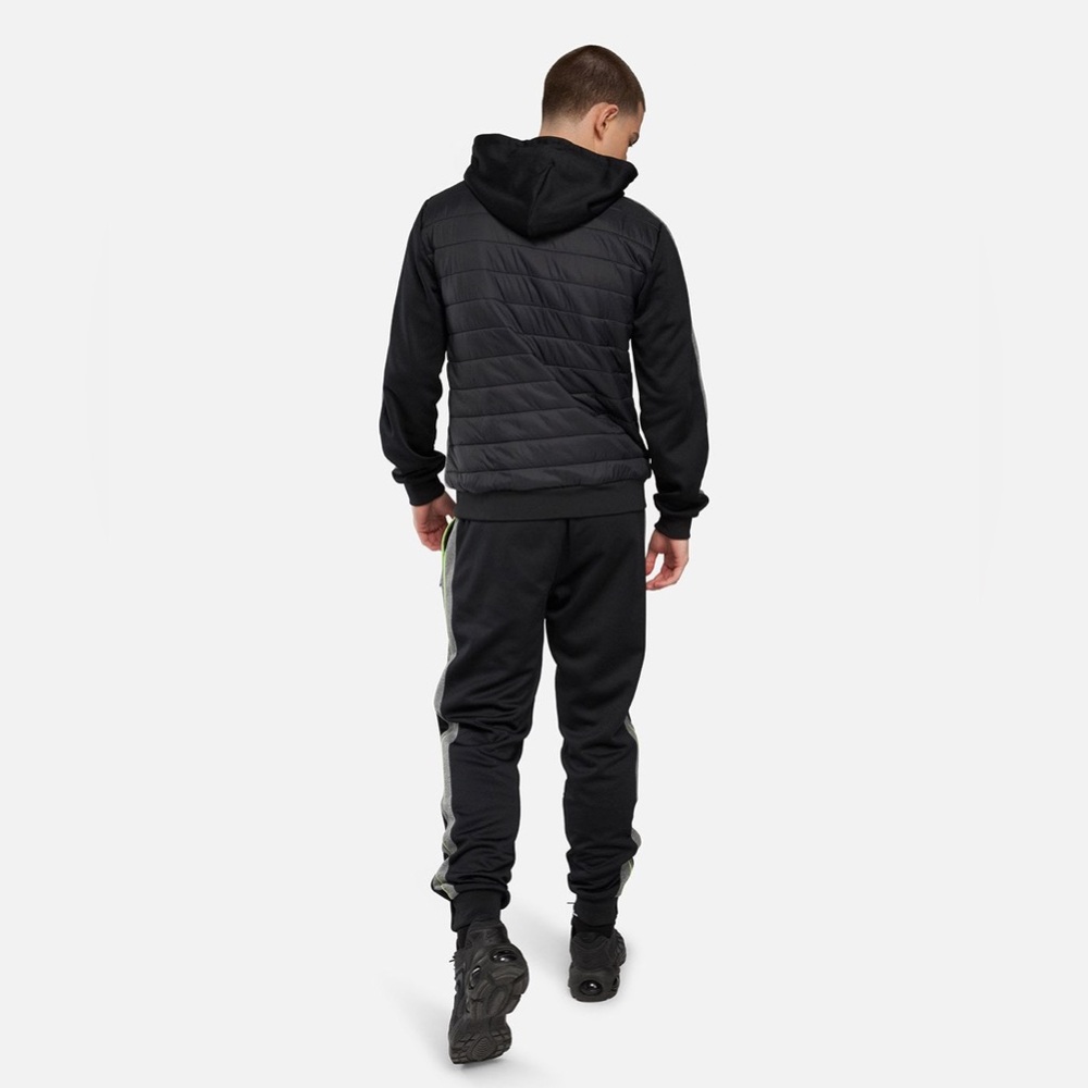 Sergio Tacchini Black and Gray Performance Set with Green Accents - Picture 3 of 12
